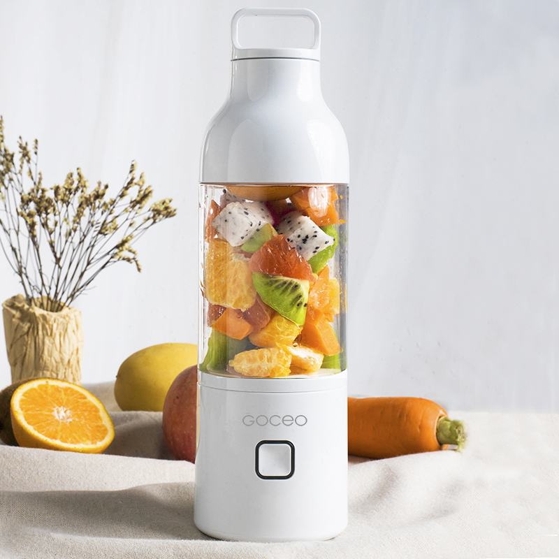 Goceo Fruit nest Juicing cup Mini electric portable rechargeable fruit and vegetable milkshake juicer Lemon cup mixing cup