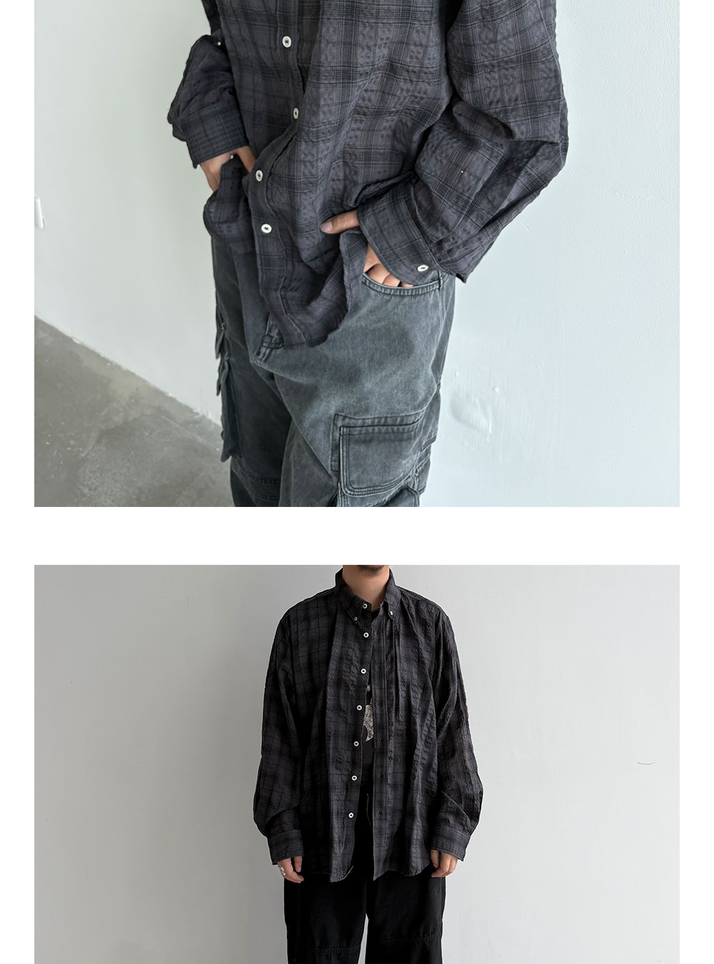 Anniehall Plaid Loose Shirt