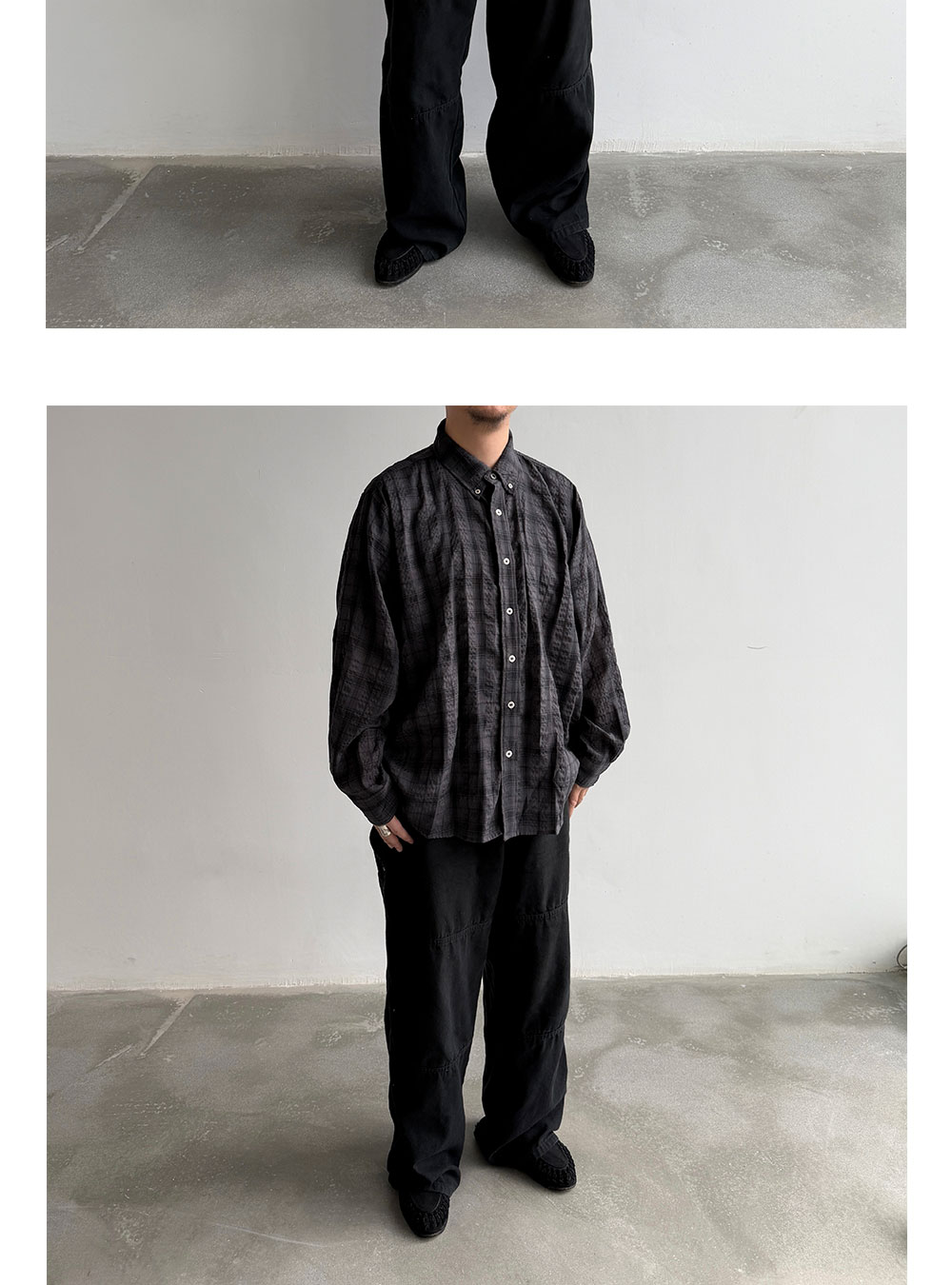 Anniehall Plaid Loose Shirt