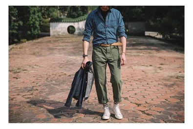 Quần lót rừng og-107 quân đội nam quân đội màu xanh lá cây lỏng lẻo shop thời trang nam