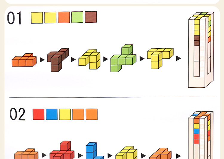 Montessori Đồ chơi giáo dục sớm Giáo dục cho trẻ em Tháp 3-8 năm Khai sáng Đào tạo Không gian Logic Suy nghĩ Phát triển trí não phải - Đồ chơi giáo dục sớm / robot shop đồ chơi trẻ em