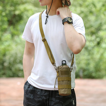 Foldable water bottle bag for outdoor travel hiking and mountaineering military fan attack tactics accessory bag waist hanging utility bag