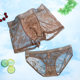 New ice silk sexy jacquard breathable women's briefs men's boxer briefs couples underwear ໂປ່ງໃສຢ່າງເຕັມສ່ວນ