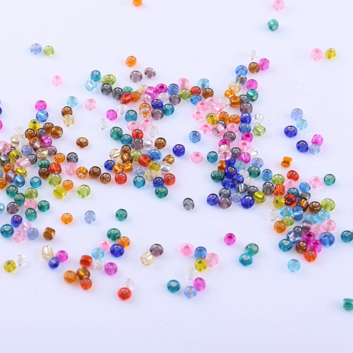 Стеклянный аксессуар ручной работы, прозрачное ожерелье, браслет, аксессуары, 4мм