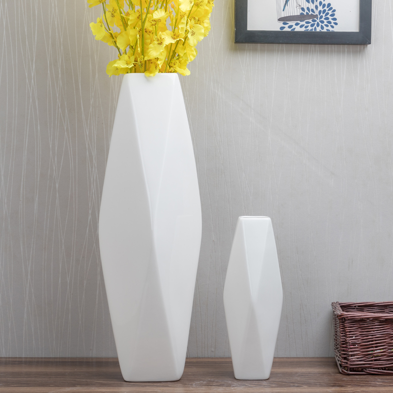 Floor Vase Large Ceramic Vase 70cm Small Fresh Flower Vase Modern