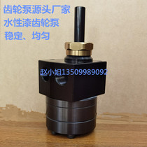 5CC Paint coating gear pump Electrostatic painting gear pump Water-based electrostatic painting pump Conveying gear pump