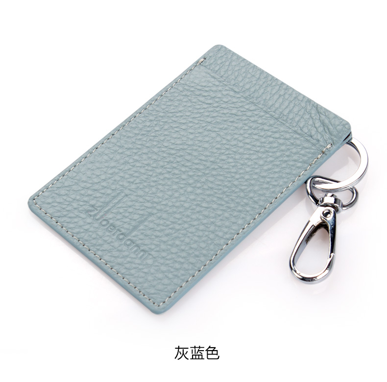 Phụ nữ giữ thẻ da lớp đầu tiên 2018 mới mini tiện lợi siêu mỏng gói thẻ ví nữ xu giấy ví đựng card