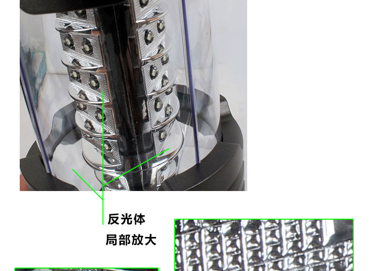 Led ngoài trời chói cắm trại cắm trại ánh sáng lều ánh sáng kéo dài treo ánh sáng den pin led