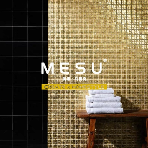 Стеклянная мозаика на стену, современный и минималистичный бассейн