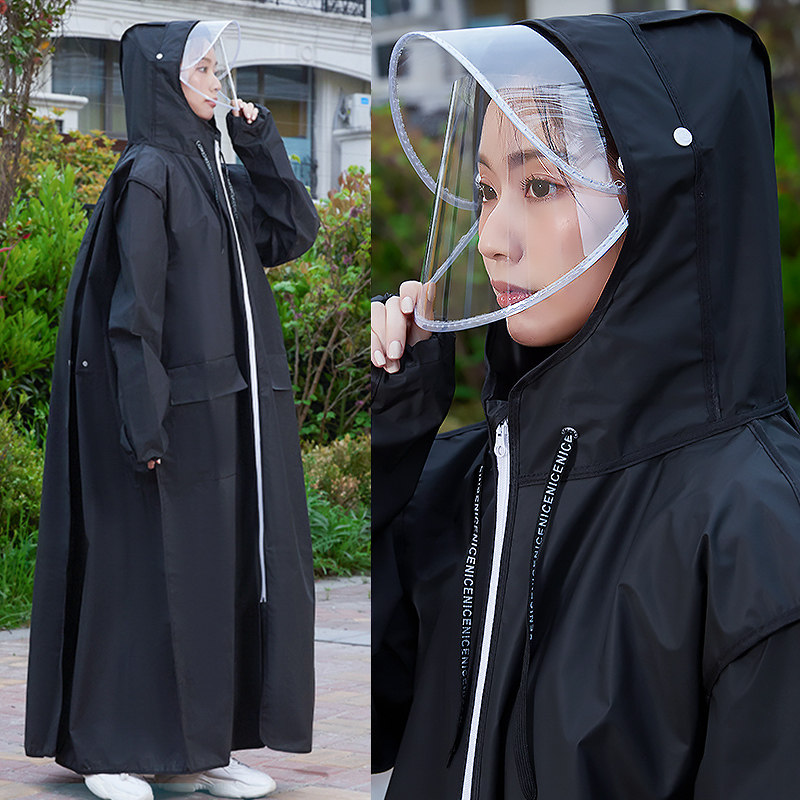 Tide Sign Raincoats Jacket Male And Female Adult Students Riding Hiking Solo Outdoor Bike Fashion Portable Rain Cape