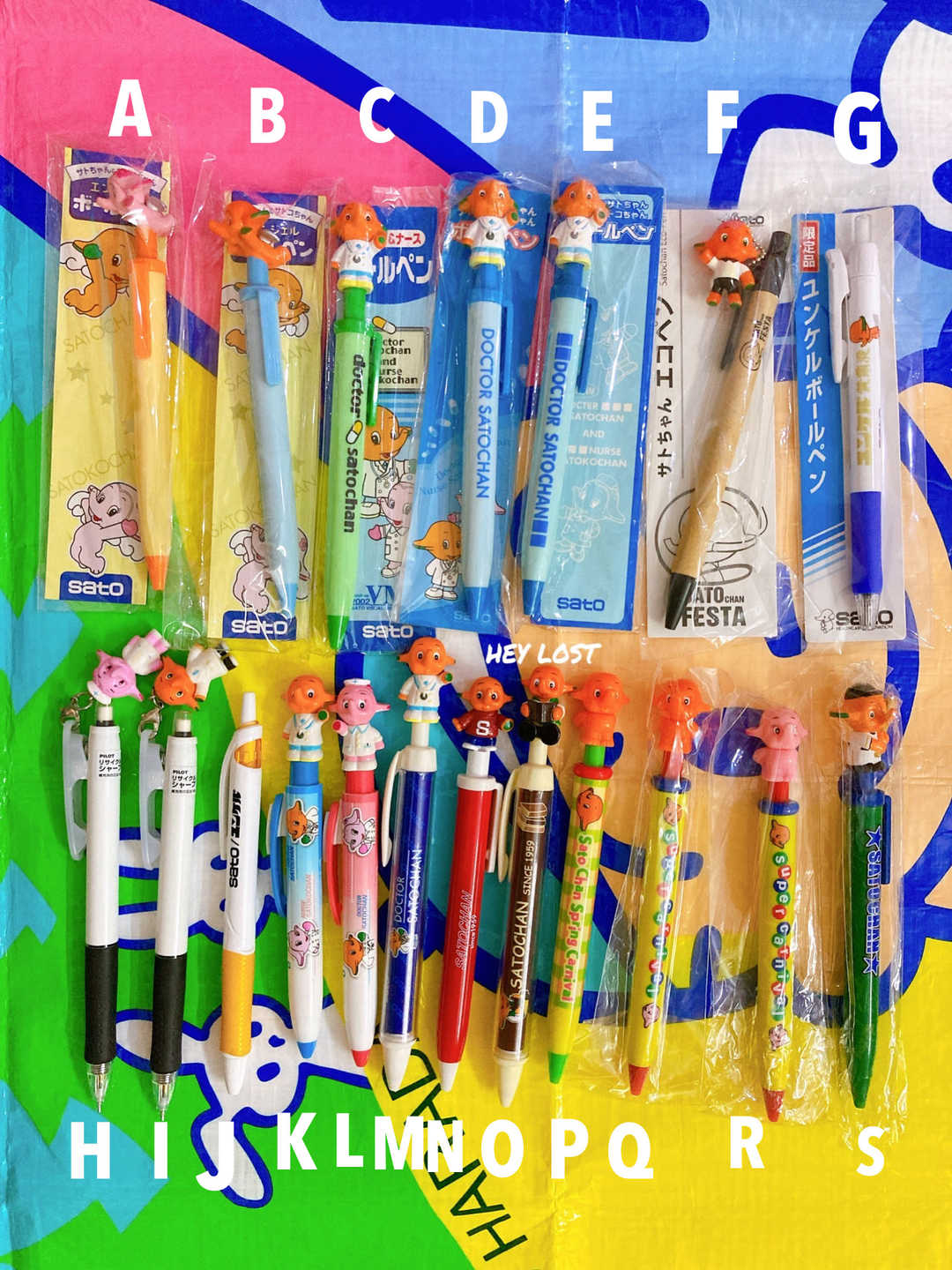 日本正版昭和复古玩具佐藤象sato圆珠笔