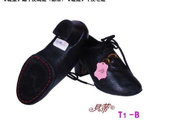 Betty Latin dance shoes female style adult Morden teachers Soft bottom t1-b Friendship Square Bull Leather Oxford Cloth Dance Shoes