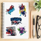 Дисней, светоотражательный чемодан, ноутбук, водонепроницаемая наклейка, наклейки, электромобиль, не оставляет клея