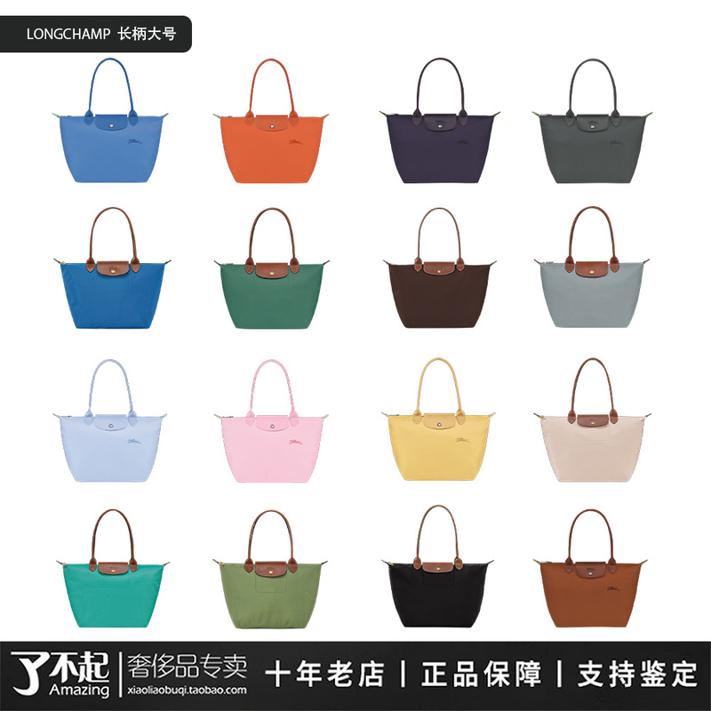 Authentic In-Stock Longchamp 25 New Color Large Long-Handle Classic Eco-Friendly Dumpling Bag 1899