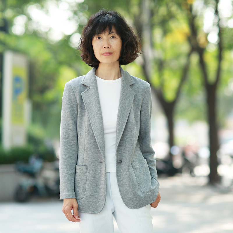 Spring and Autumn Commuting Casual Blazer for Women, Slim Fit Knitted Anti-Wrinkle, Regular Shoulder, No Shoulder Pads, Office Stretch Workwear Spring and Autumn Commuting Casual Blazer for Women, Slim Fit Knitted Anti-Wrinkle, Regular Shoulder, No Shoulder Pads, Office Stretch Workwear