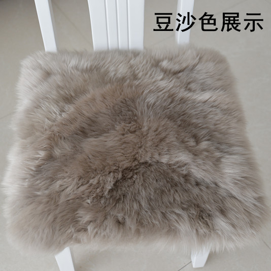 Úc nguyên chất bọc nệm đệm ghế văn phòng vuông pad len ăn ghế đệm sinh viên đệm sofa tùy chỉnh làm đệm ghế gỗ