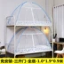 Giường ngủ yurt cài đặt miễn phí của lưới ba cửa ký túc xá cụm 0,8m 0.9 / 1.0m giường - Lưới chống muỗi Lưới chống muỗi