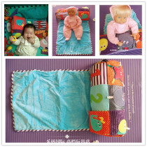 Foreign trade England * China Crawling roller game blanket Baby lying pillow Baby early education educational toys