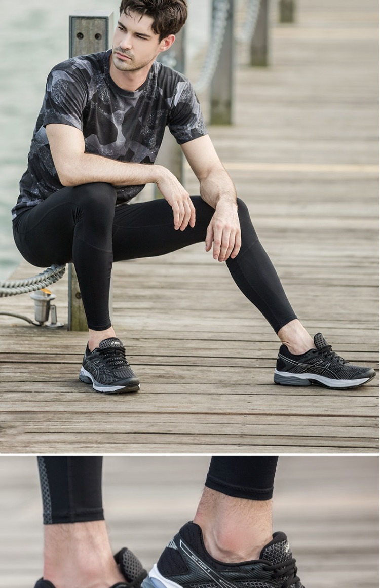 Giày nam ASICS yasehi GEL-FLUX 4 giày đệm thoáng khí T714N-9790 co - Giày chạy bộ giày thể thao nữ trắng