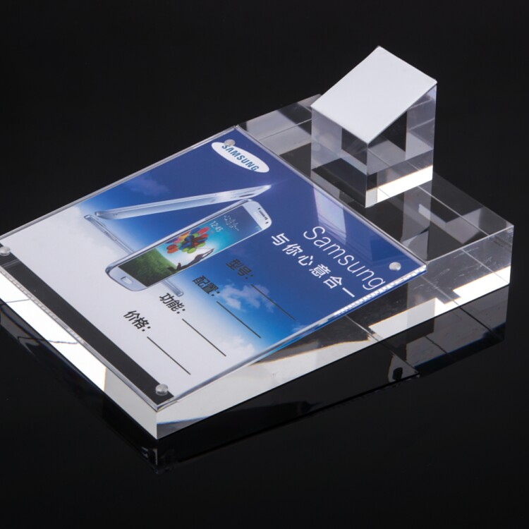 Mobile phone burglar alarm André acrylic Experience Desk Show Shelf Ipad Siren Stand Demonstration Machine with list price