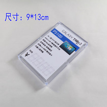 Mobile phone alarm mark price tag Apple oppo parameter information function display card transparent material label desk sign