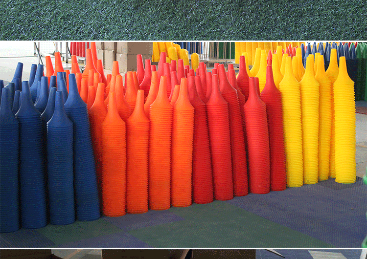 Thiết bị đào tạo bóng đá logo thùng chướng ngại vật dấu hiệu ống sừng dấu hiệu kem xô 5 vận chuyển quốc gia quần áo bóng đá trẻ em dài tay