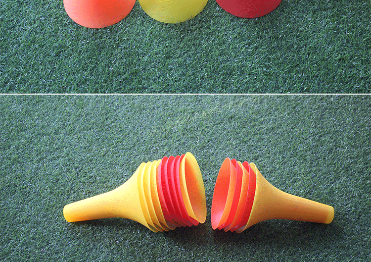 Thiết bị đào tạo bóng đá logo thùng chướng ngại vật dấu hiệu ống sừng dấu hiệu kem xô 5 vận chuyển quốc gia quần áo bóng đá trẻ em dài tay