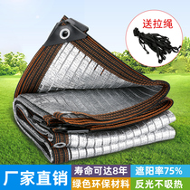 75 shading rate aluminum foil sunscreen shading net encryption thickened shading heat insulation outdoor courtyard household shading sun net