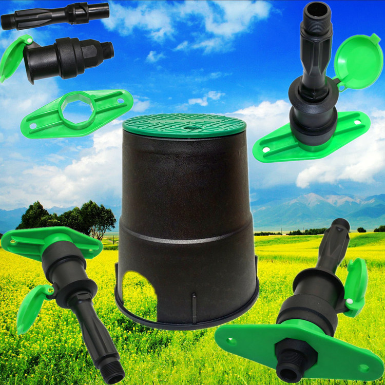 Garden 6 minutes 1 inch quick water valve community water intake 6 inch 10 inch valve box VB708VB910 valve well