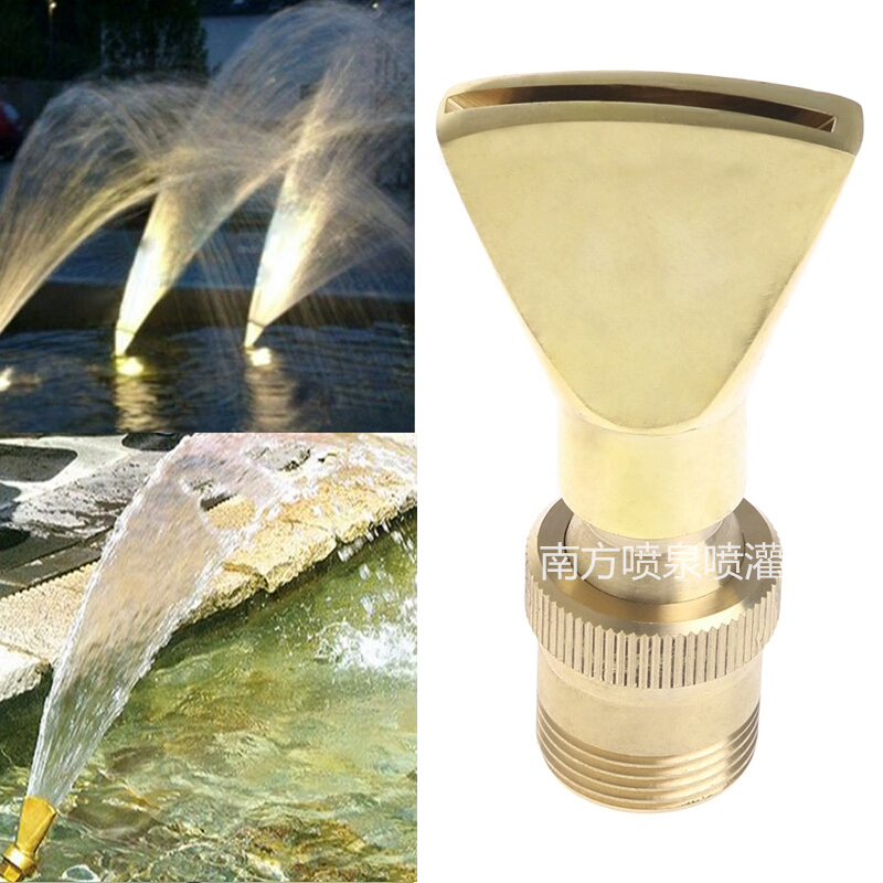 Full copper adjustable fan nozzle nozzle nozzle nozzle nozzle nozzle nozzle pool fountain fountain gardening