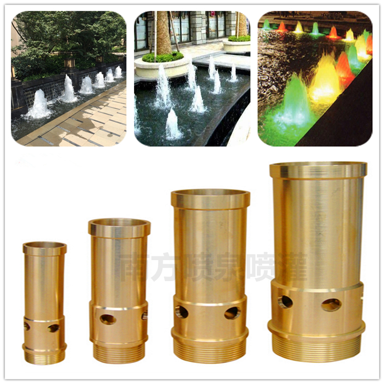 All copper thickened Yongquan nozzle bubbling nozzle waterscape landscape fountain nozzle 4 minutes 6 minutes 1 inch and a half 2 inches
