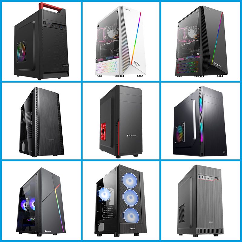 TT Foxconn afterglow power train desktop computer business case portable small case with small power supply