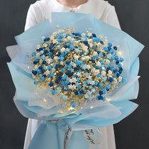 Handmade little star bouquet diy origami wishing star confession moved birthday gift to send girlfriend material non-finished product