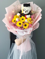 Gypsophila dry bouquet sunflower soap doll flowers to send girlfriends birthday gifts graduation season holiday photos