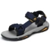 Giày dệt kim lạc đà mùa hè của nam giới mùa hè mới ngoài trời dép thể thao chống ẩm trượt mở ngón chân dép nam - Sandal