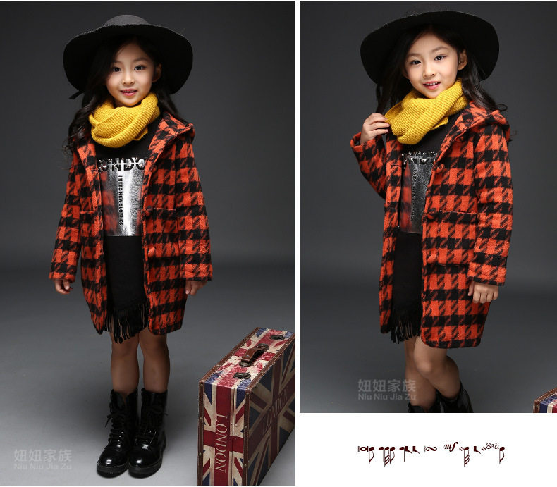 Manteau pour fille en cachemire - Ref 2162423 Image 18