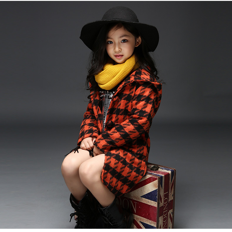 Manteau pour fille en cachemire - Ref 2162423 Image 24