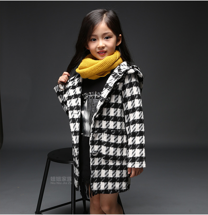 Manteau pour fille en cachemire - Ref 2162423 Image 8