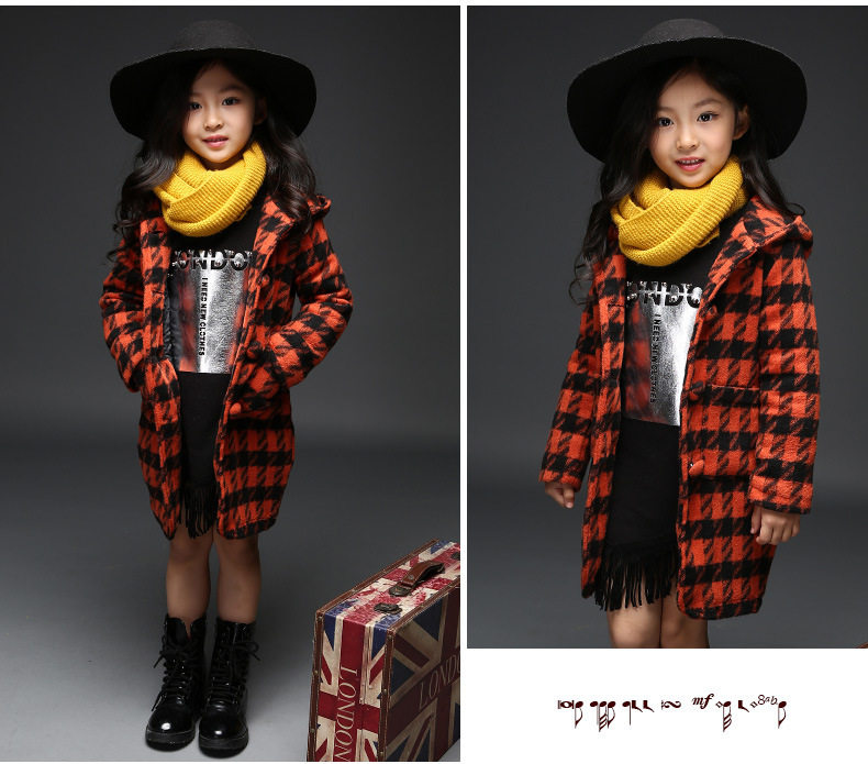 Manteau pour fille en cachemire - Ref 2162423 Image 23