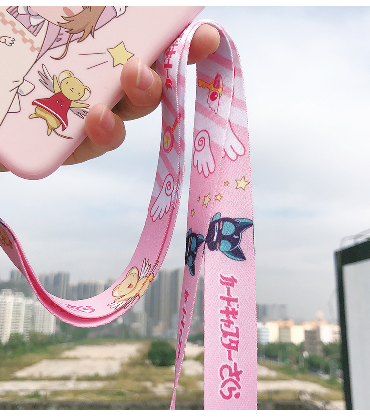 Giống điện thoại di động vỏ sò Sakura dây đeo cổ tay vải mở rộng quyến rũ với dây quyến rũ táo oppo - Phụ kiện điện thoại di động ốp lưng iphone 7 plus đẹp