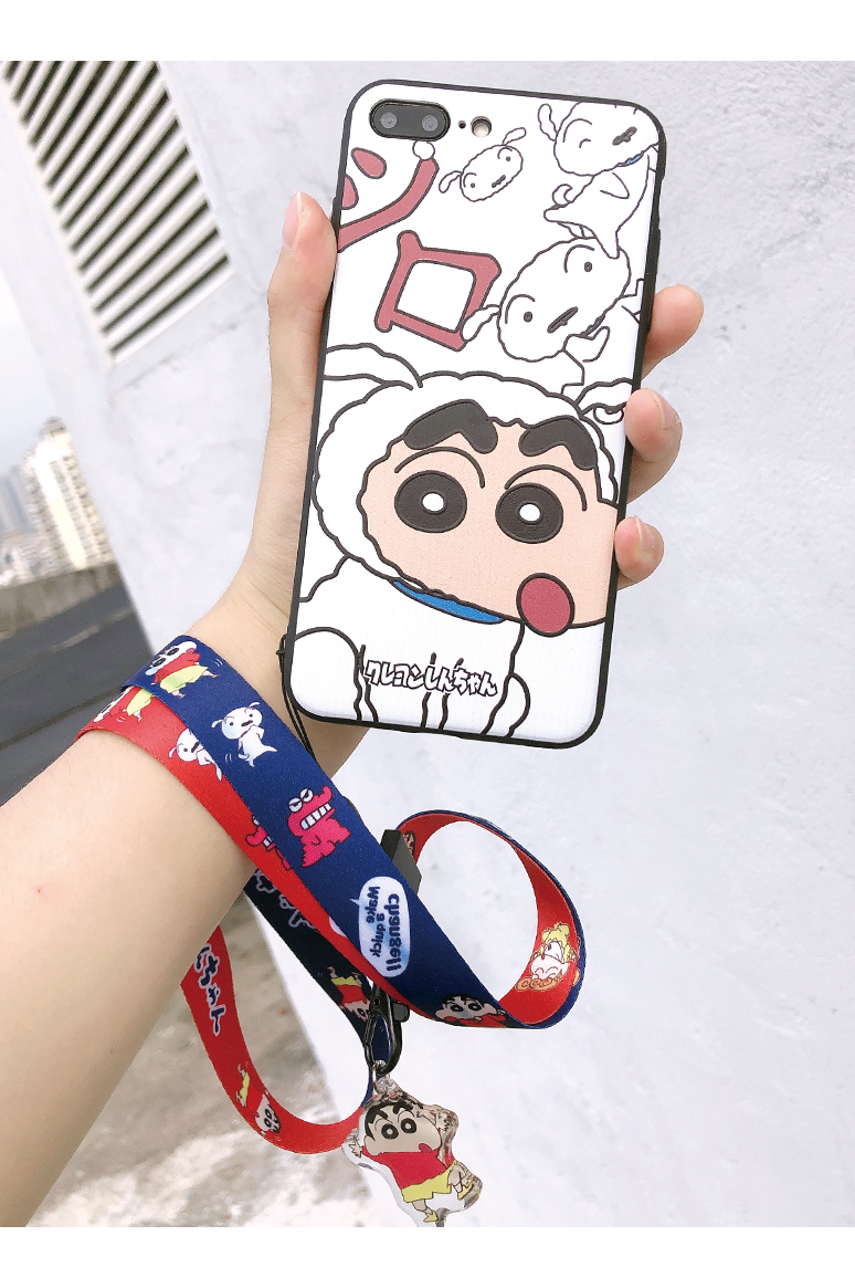 Điện thoại di động dây dài dây buộc vải mở rộng treo cổ dây cổ tay táo apple Huawei dây chính phim hoạt hình - Phụ kiện điện thoại di động shop phụ kiện điện thoại