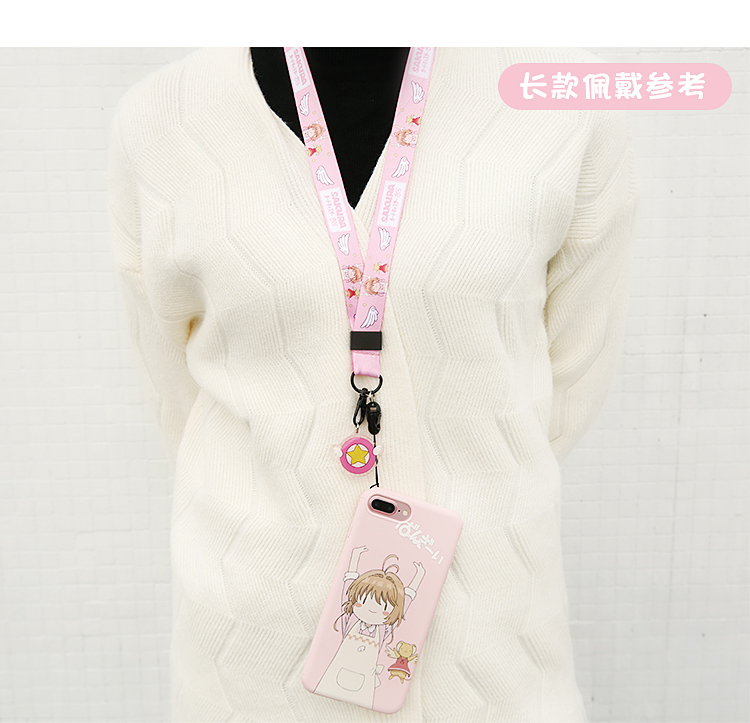 Sakura điện thoại di động dây dài dây ngắn dây nữ vỏ điện thoại di động treo cổ dây thẻ cô gái sakura mặt dây treo dây ngắn - Phụ kiện điện thoại di động ốp lưng a12