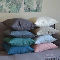 Современный однотонный диван, подушка, наволочка, из хлопка и льна, делается под заказ