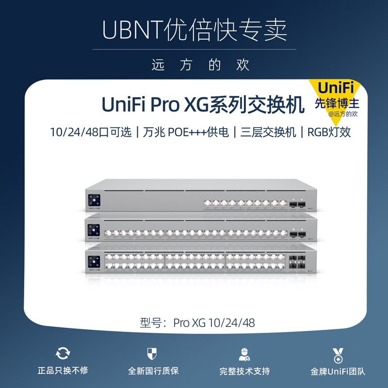 Ubnt Ubiquiti Unifi Pro Xg 10 Poe 10 Gigabit Switch Pro Xg24/48