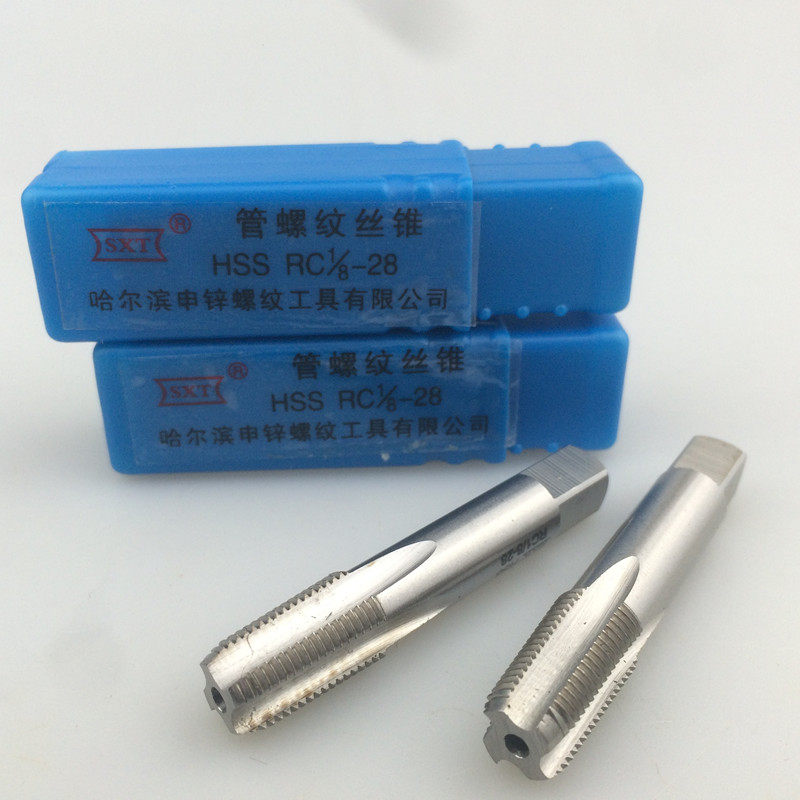RP RC pipe thread screw tapping pipe tooth screw tapping machine with water pipe taper screw tap 1 8 5 8 1 inch 1-1 2