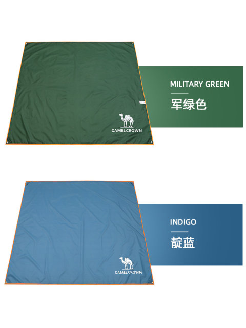 Camel outdoor moisture-proof mat thickened 2024 new camping travel mat waterproof picnic mat Oxford cloth nap mat