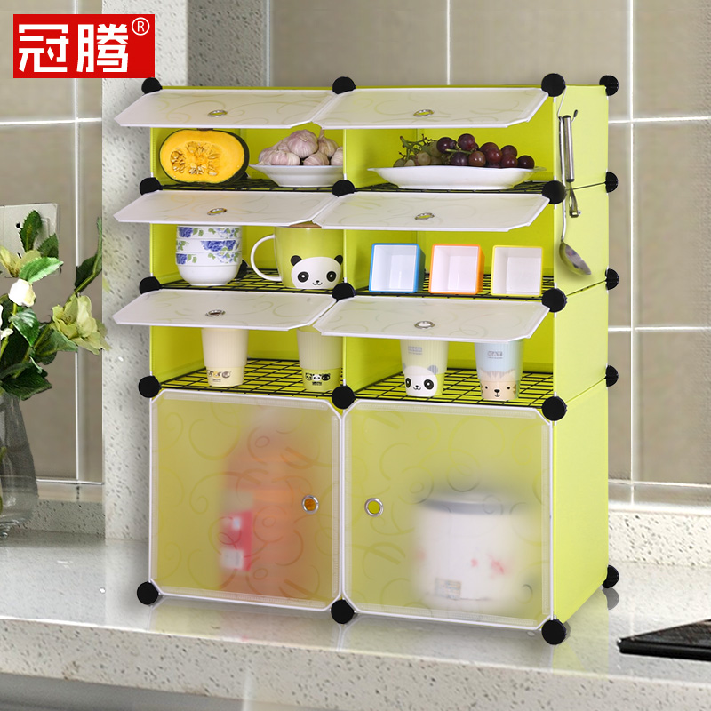 Bowl cabinet kitchen easy assembly multi-function collection of small cabinets household locker cabinet meal cabinet economy