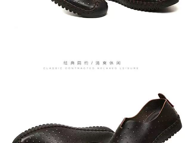 Mùa hè 2018 mới dành cho nam kinh doanh dép nam giày da nam boot nam