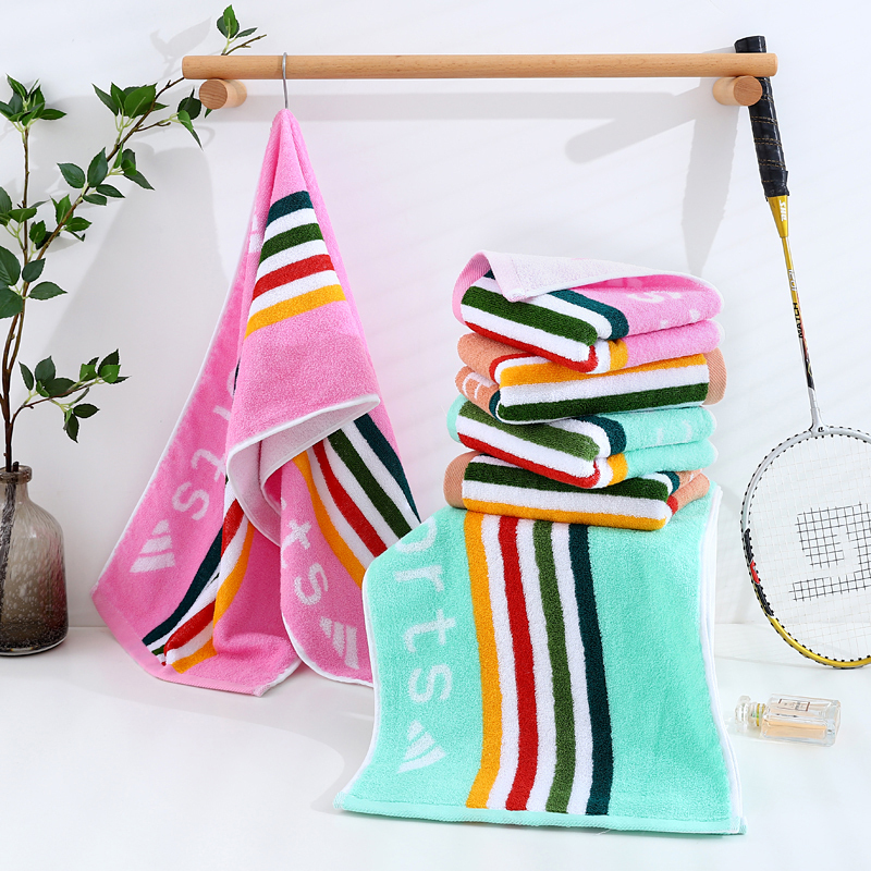 Sports Towel 34*120cm, Thin Summer Towel for Bathing, Long Fitness Towel, Extra-Long Pure Cotton, Highly Absorbent