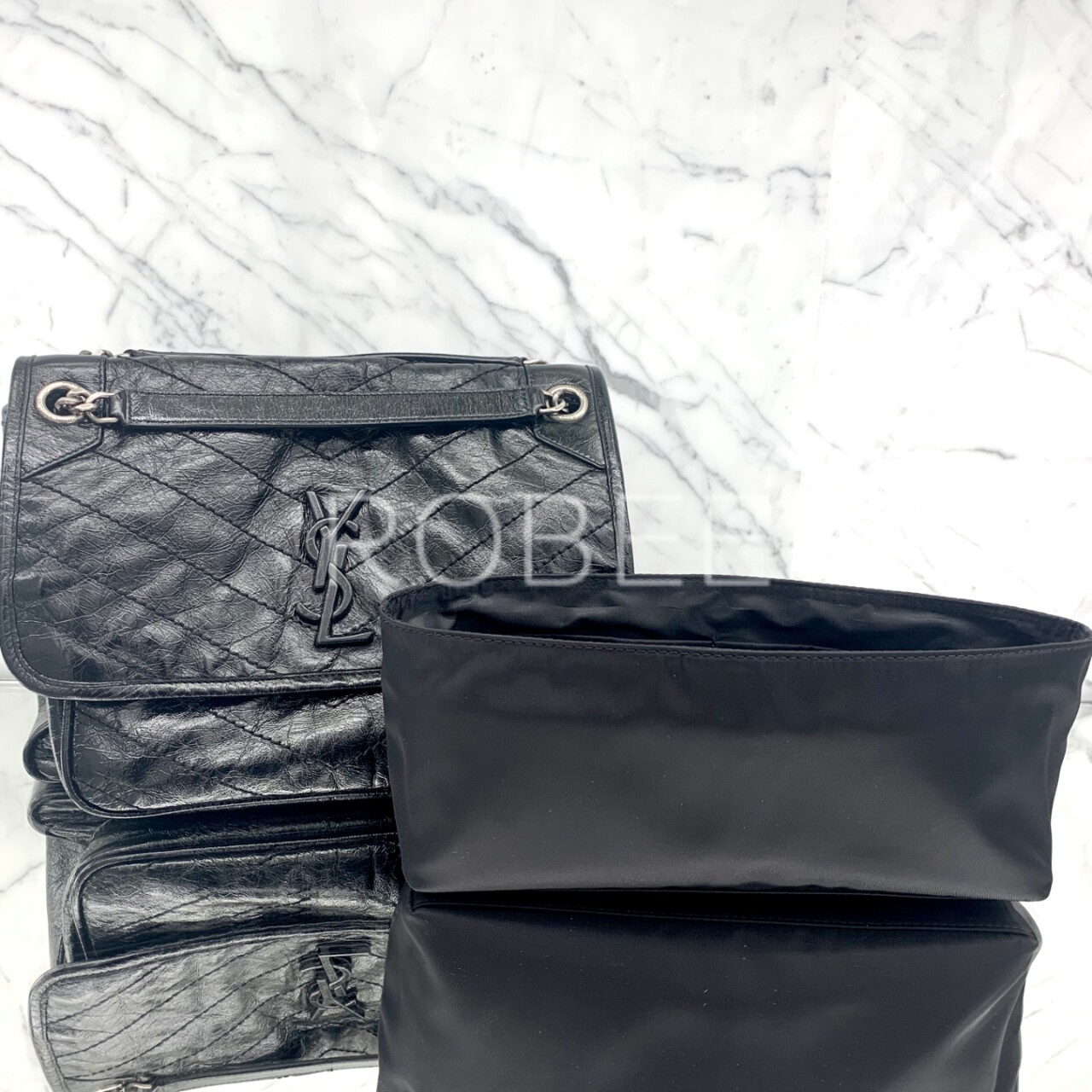 ROBEE is suitable for Ysl Niki liner bag nylon storage bag finishing bag in the bag inner support inner bag bag support